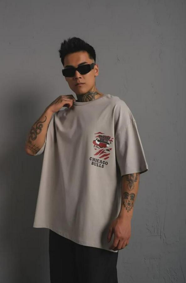 Sırt Baskılı A Kalite Oversize T-Shirt