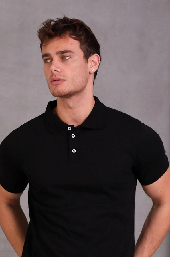 Slim Fit Pamuklu Yumuşak Doku Nefes Alan Kumaş Yakalı Tişört