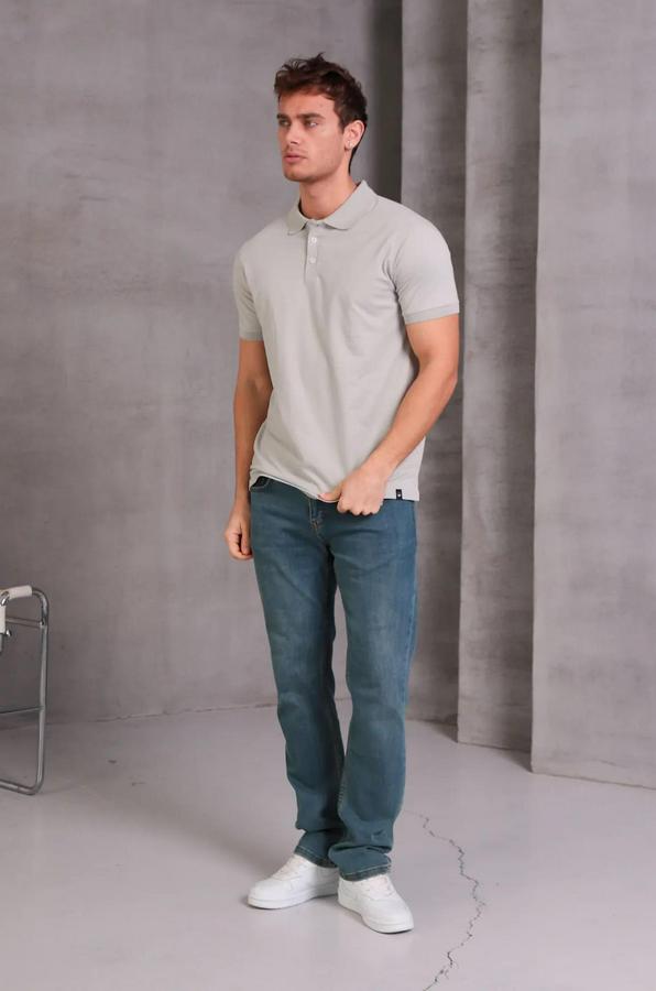 Slim Fit Pamuklu Yumuşak Doku Nefes Alan Kumaş Yakalı Tişört