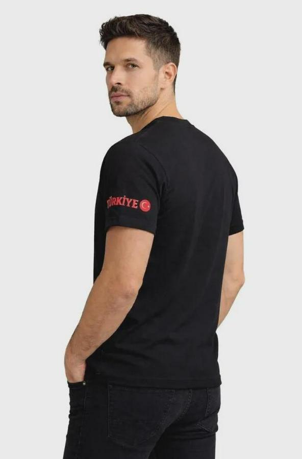 Türkiye Ay Yıldız Baskılı 10 Numara Forma Tişört Taraftar T-Shirt