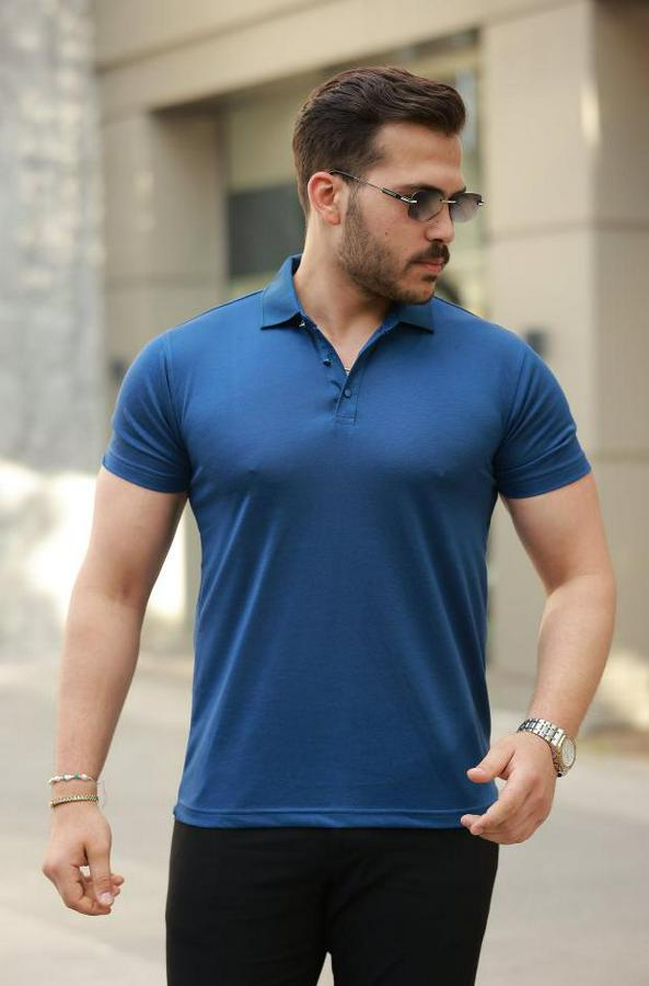 Yakalı Kısa Kollu Tişört