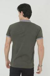 Yakalı Slim Fit Baskılı T-Shirt