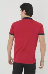 Yakalı Slim Fit Baskılı T-Shirt