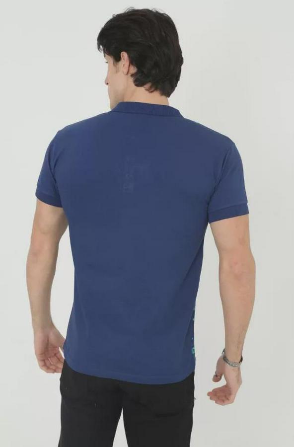 Yakalı Slim Fit Pike Çizgili T-Shirt