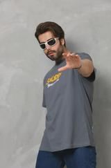 Unisex Basic Bisiklet Yaka Oversize T-Shirt