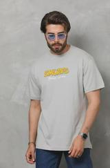 Unisex Basic Bisiklet Yaka Oversize T-Shirt