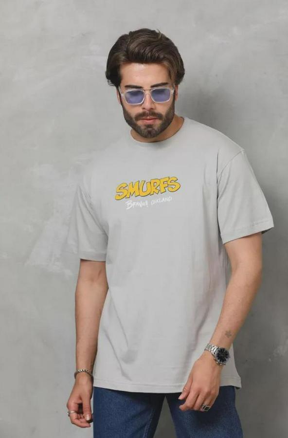 Unisex Basic Bisiklet Yaka Oversize T-Shirt