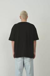 Unisex Baskılı Bisiklet Yaka Oversize T-Shirt