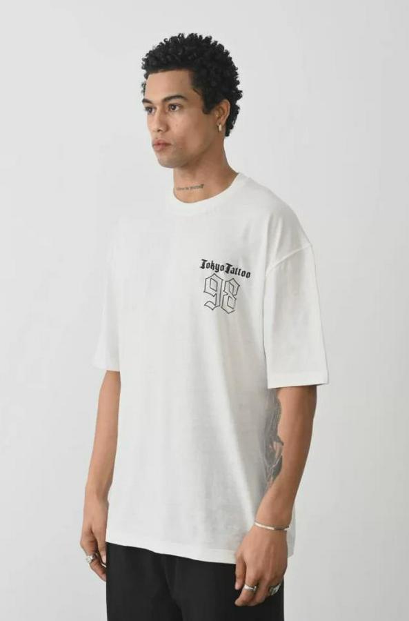 Unisex Baskılı Oversize T-Shirt