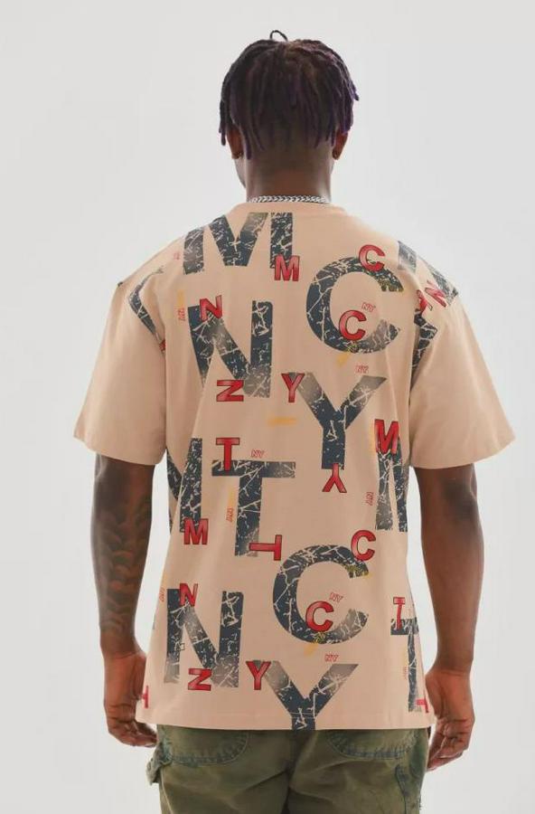 Unisex Baskılı Oversize T-Shirt