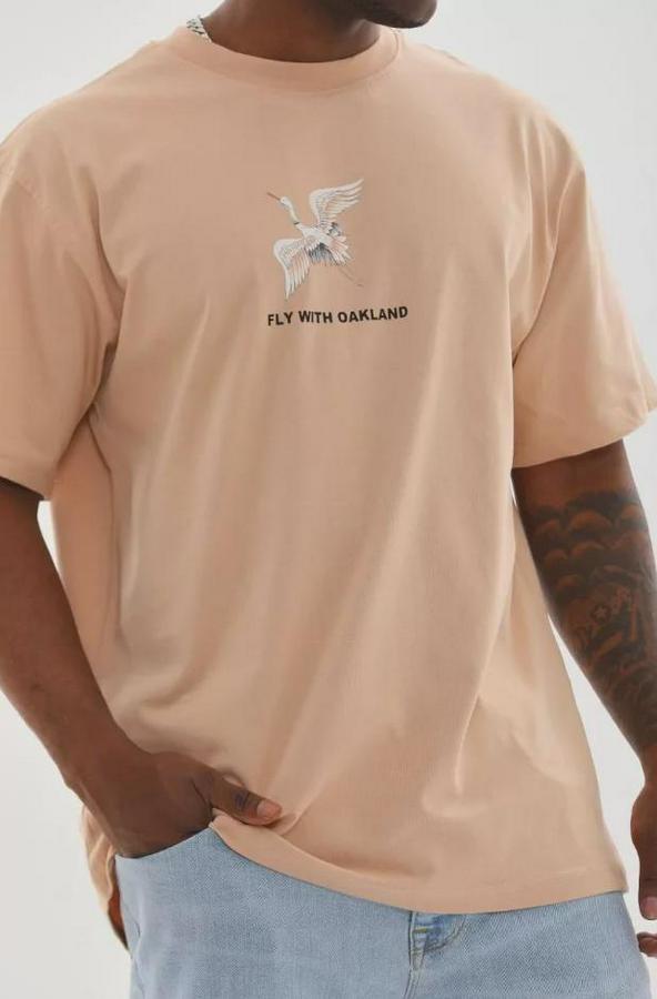 Unisex Baskılı Oversize T-Shirt
