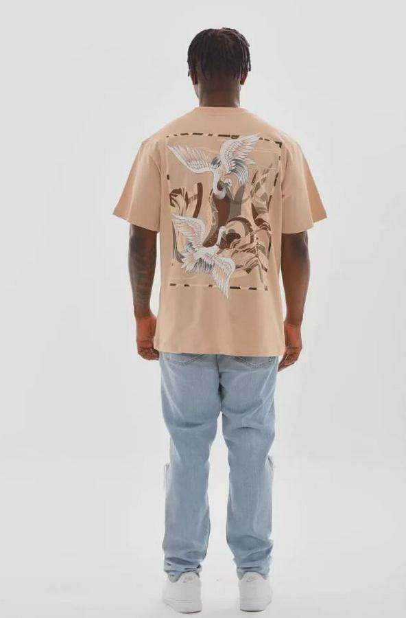 Unisex Baskılı Oversize T-Shirt