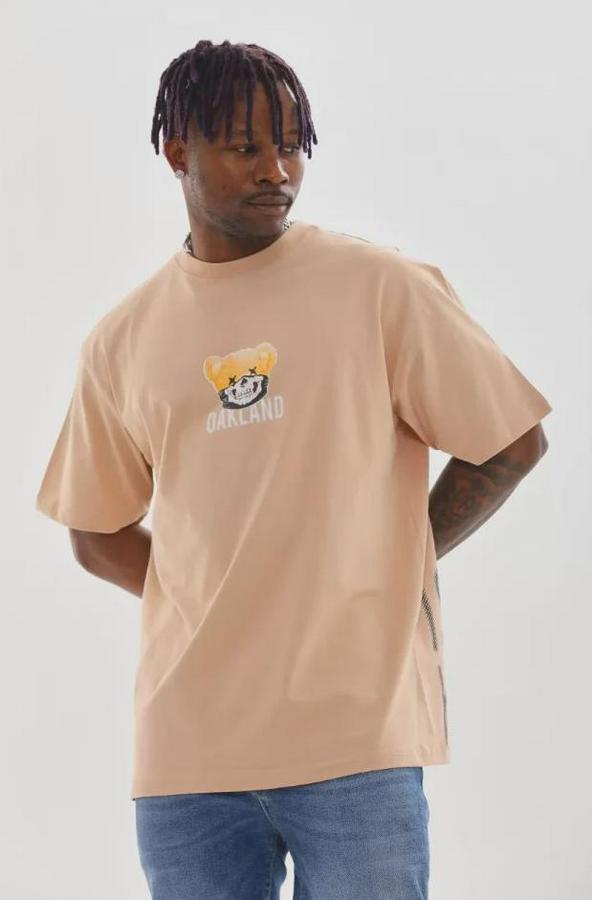 Unisex Baskılı Oversize T-Shirt