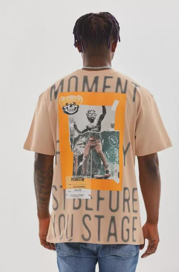 Unisex Baskılı Oversize T-Shirt