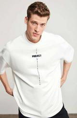 Unisex Baskılı Oversize T-Shirt