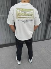 Unisex Baskılı Oversize T-Shirt