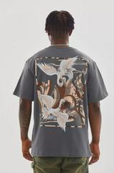 Unisex Baskılı Oversize T-Shirt