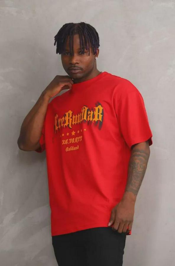 Unisex Baskılı Oversize T-Shirt