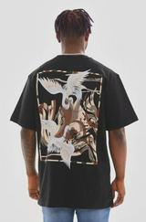 Unisex Baskılı Oversize T-Shirt