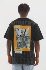 Unisex Baskılı Oversize T-Shirt