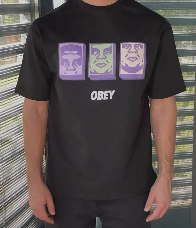 Unisex Bisiklet Yaka Baskılı Oversize T-Shirt