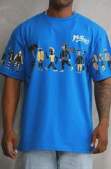 Unisex Bisiklet Yaka Baskılı Oversize T-Shirt