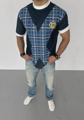 Unisex Bisiklet Yaka Baskılı Oversize T-Shirt