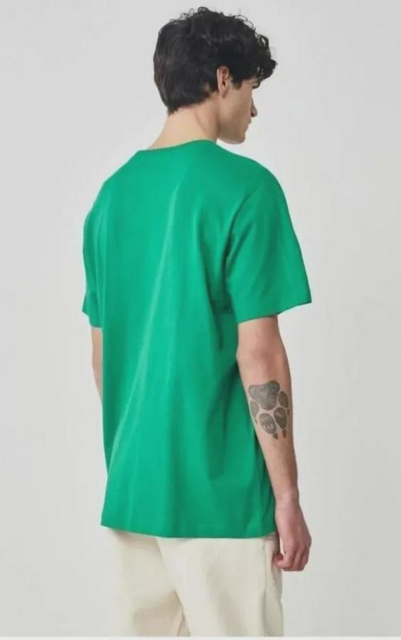 Unisex Düz Biskilet Yaka Oversize T-Shirt