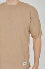 Unisex Jakar Kumaş Rahat Kol T-Shirt