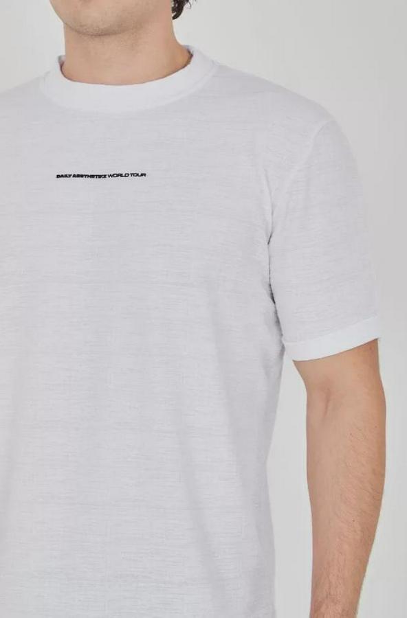 Unisex Jakar Kumaş Slim Fit T-Shirt