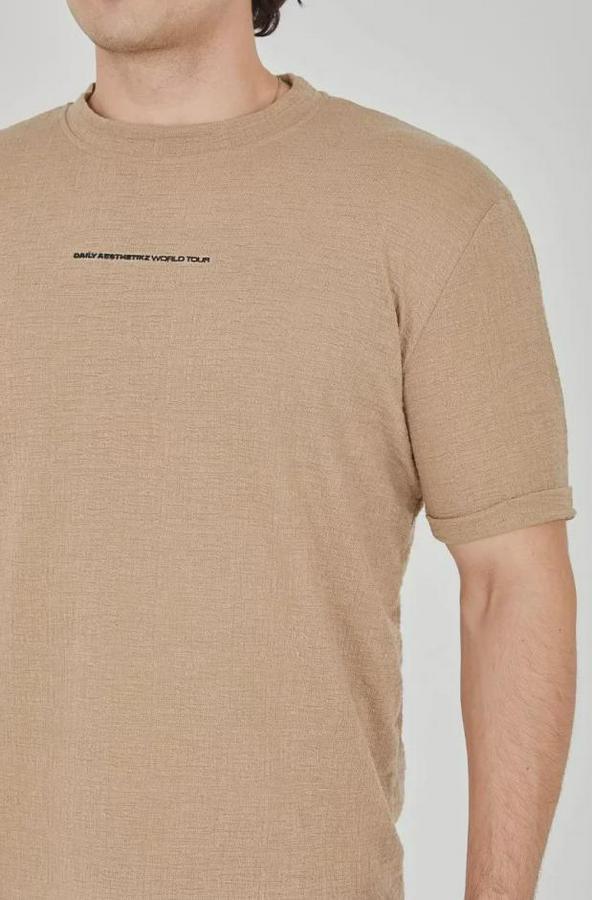 Unisex Jakar Kumaş Slim Fit T-Shirt