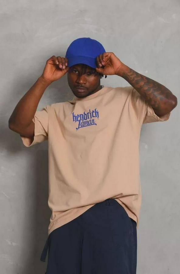 Unisex Oversize Baskılı Bisiklet Yaka T-Shirt