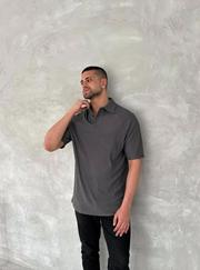 Yakalı Patlı Kısa Kol T-Shirt