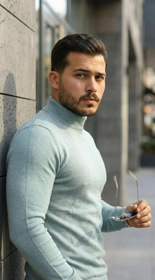 Yarım Balıkçı Yaka Pamuklu Triko