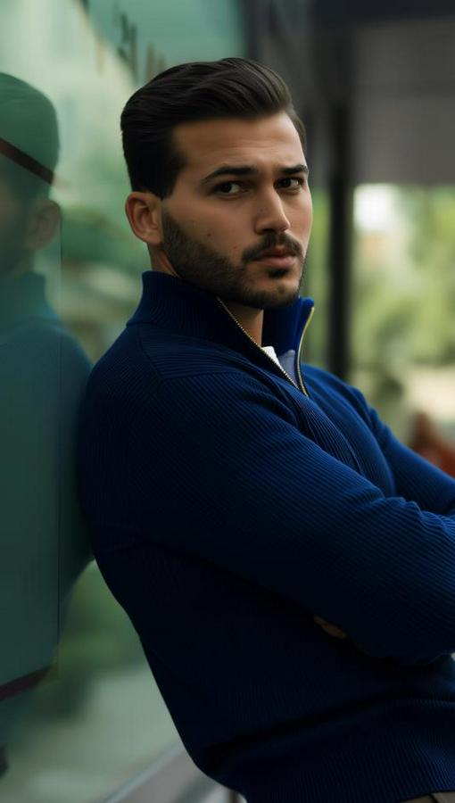 Balıkçı Zip Yaka Uzun Kollu Triko