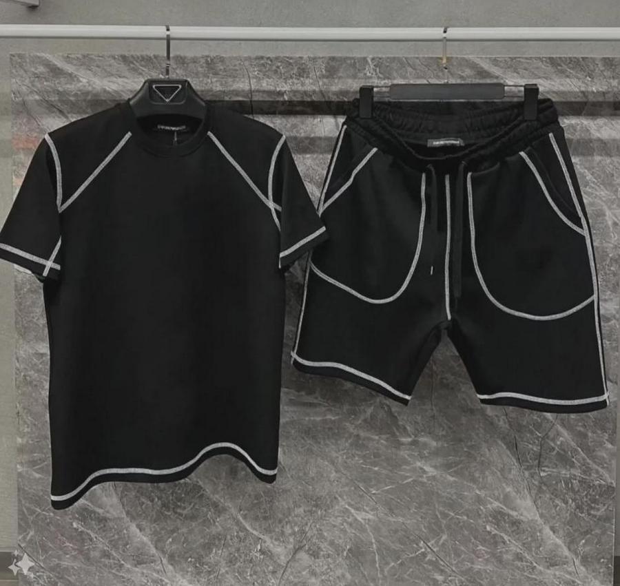 Unisex Karoyaka Dikişli Şortlu Takım