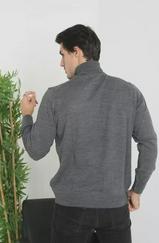 Unisex Tam Boğazlı Balıkçı Yaka Dokuma Triko