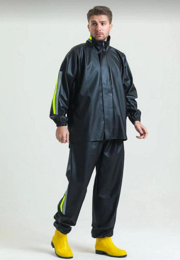 Unisex Tam Kalıp Motorcu Kurye Su Gecirmez Yağmurluk Takım