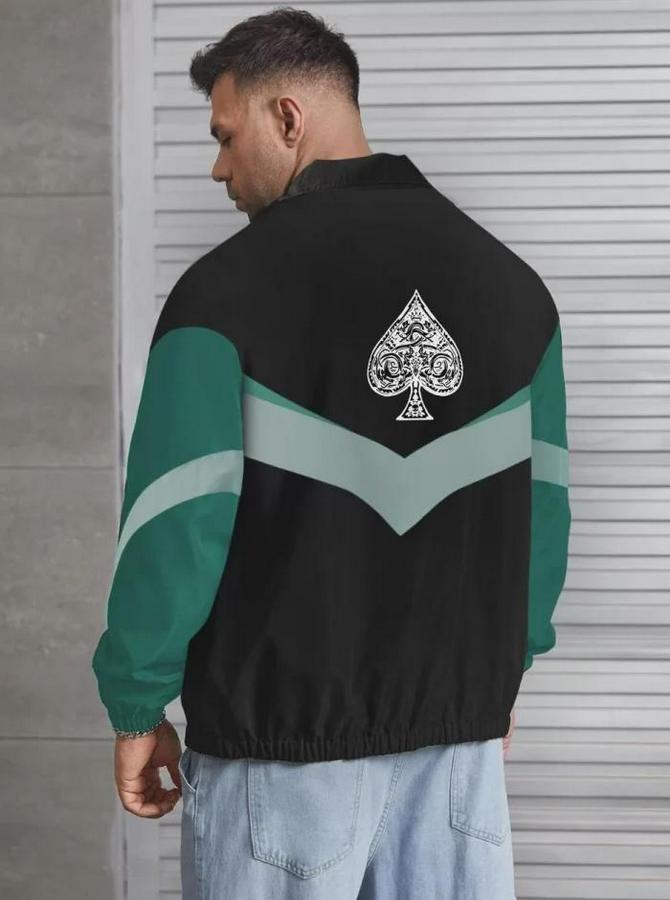 Unisex Uzun Kollu Paraşüt Kumaş Rüzgarlik