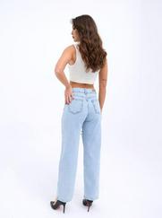 Denim Wide Leg-Açik Mavi