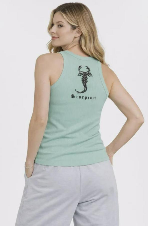 Fitilli Atlet Sıfır Yaka Slim Fit Arka Baskılı Spor Atlet