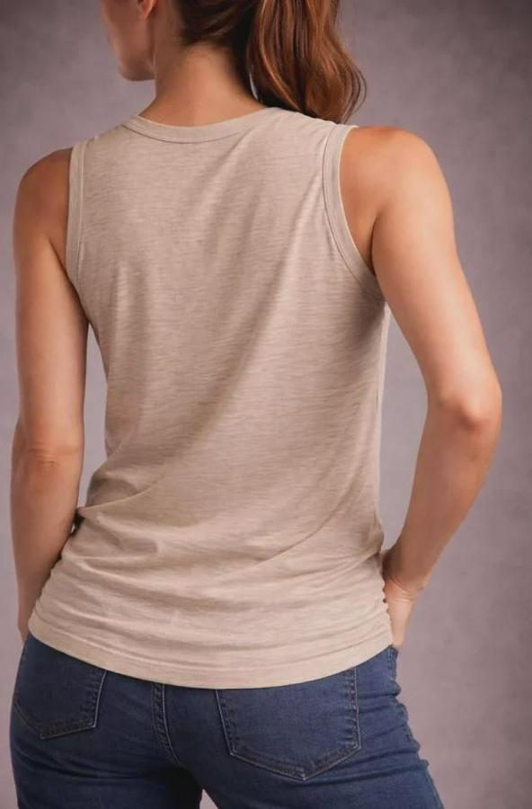 Flamlı Kumaş Sıfır Kolsuz Atlet Basic Spor Üst, Günlük Ve Fitness Kullanımına Uygun