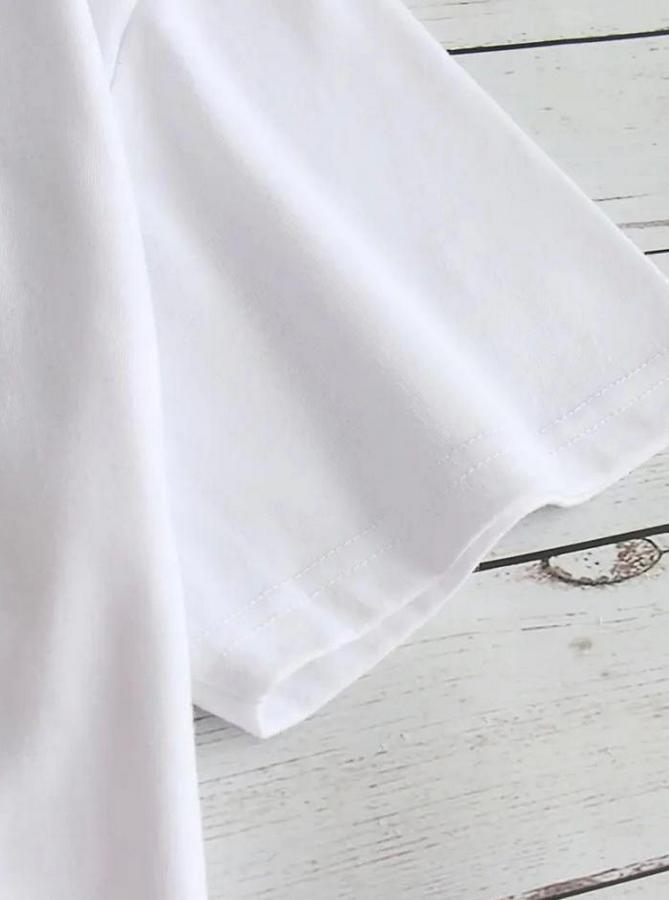 Baskılı Oversize Bisiklet Yaka T-Shirt