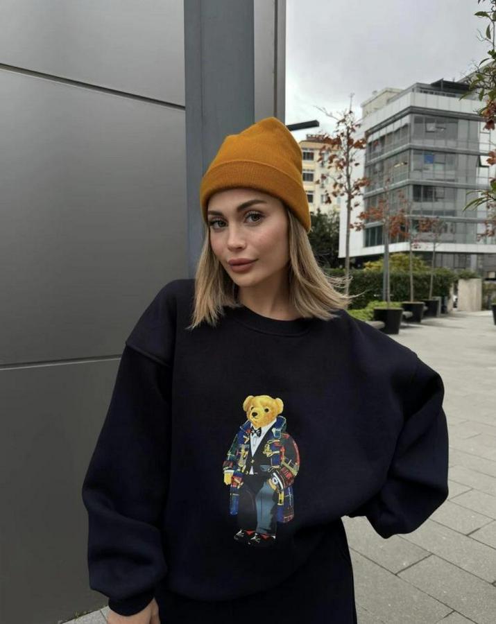 Bisiklet Yaka Üç Iplik Sweat Takım