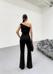 Gr Poly Viscose Full Lycra İspanyol Paça Pantolon