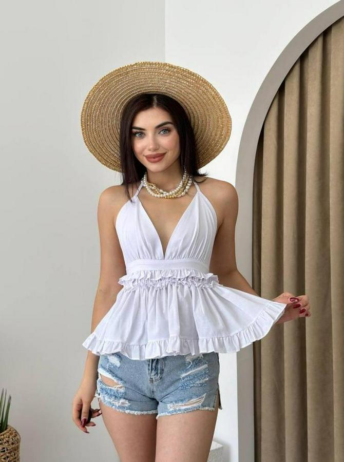 Agnes Sırt Detay Bluz