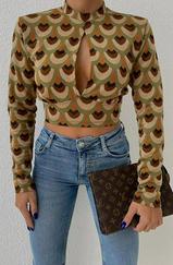 Autumn Cut Out Bluz 3018-08