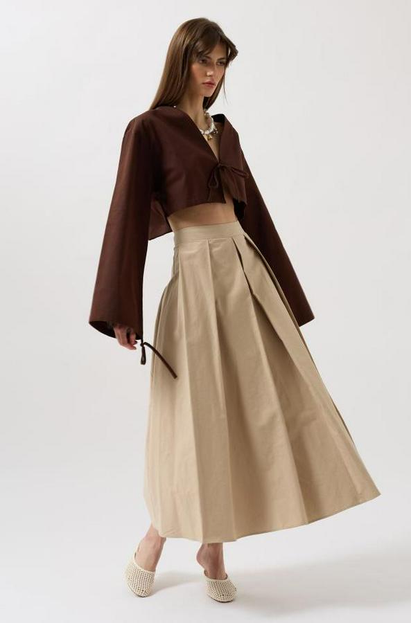 Bağlama Detay Uzun Kol Bluz