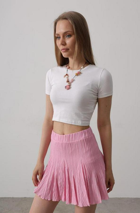 Beli Lastikli Mini Etek