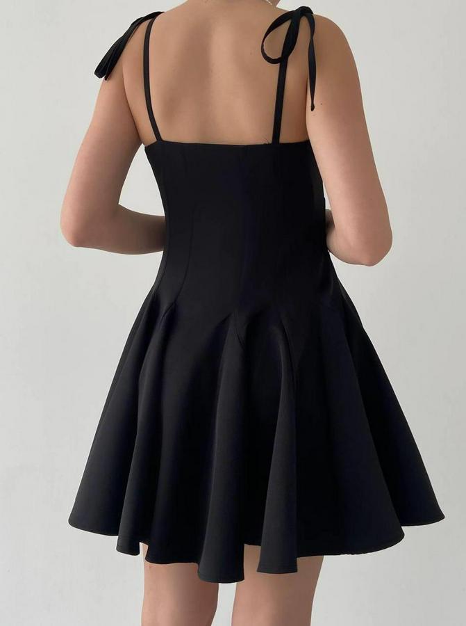 Clara Askılı Mini Elbise